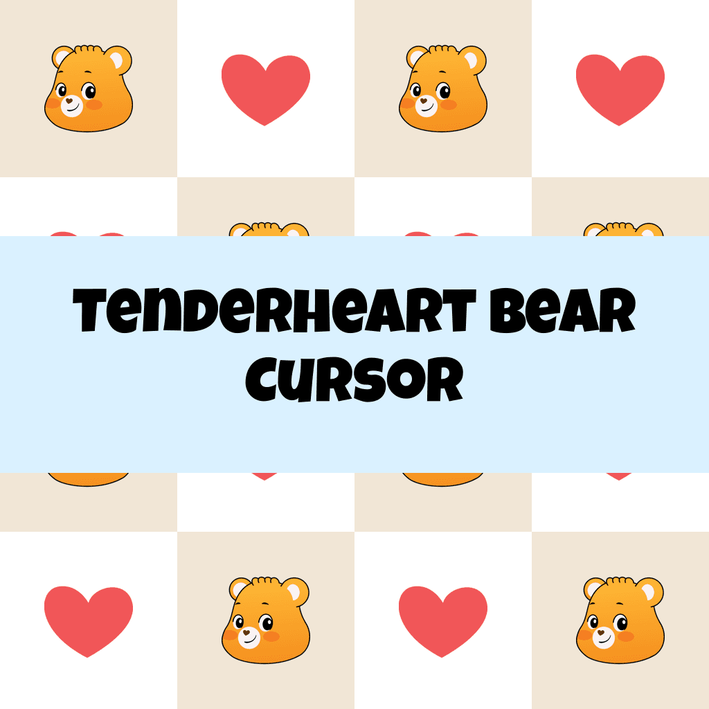 Preview Tenderheart Bear cursor custom cursor pack